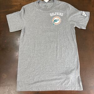 Miami Dolphins Double Sided Tri-Blend tshirt Men’s SmallNFL Nike sportswear NWT